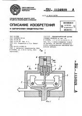 Гидромеханический датчик угловой скорости (патент 1134929)