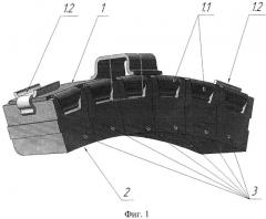 Колодка вагонная тормозная композиционная на основе железа (патент 2525609)
