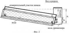 Способ определения перепада уровней и расхода воды на открытом водотоке с призматическим руслом по методу уклон-площадь (патент 2327114)