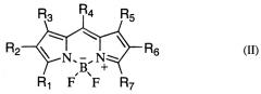 Красители на основе дифторида дипиррометенбора с двухфотонным поглощением и их применение (патент 2296333)