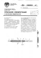 Устройство для чрескостного остеосинтеза (патент 1502021)