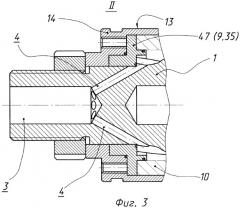 Пресс-форма для изготовления эластомерной обкладки статора винтовой героторной гидромашины (патент 2348525)