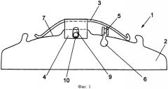 Тормозная накладка дискового тормоза (патент 2490525)