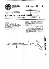 Фиксатор для внутрикостного остеосинтеза (патент 1041100)