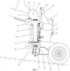 Сельскохозяйственная машина для валкования и подборки скошенной массы, находящейся на земле (патент 2346425)