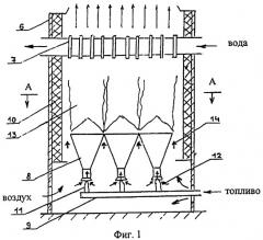 Инжекторная газовая горелка и котел с инжекторными газовыми горелками (патент 2293917)