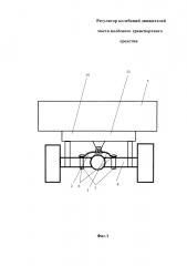 Регулятор колебаний движителей моста колёсного транспортного средства (патент 2598363)