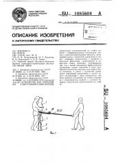 Устройство для тренировки спортсменов-единоборцев (патент 1085604)