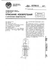 Пленочный выпарной аппарат (патент 1579515)