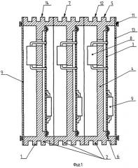 Электронный блок с теплоотводом и экранированием (патент 2406282)