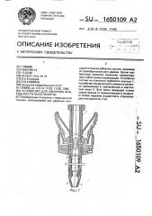 Устройство для удаления инородного тела из полости (патент 1650109)