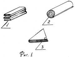 Способ упаковки складыванием гигроскопического изделия (варианты) (патент 2266248)