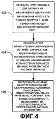 Бесшовное обнаружение установленных на рабочей станции удаленных приложений из экстрасети (патент 2364925)