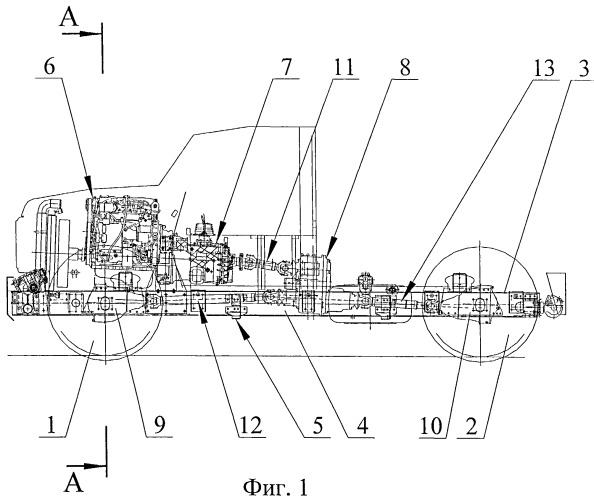 Шасси транспортного средства (патент 2493038)