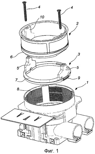 Монтажная или распределительная коробка (патент 2400891)