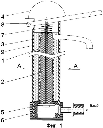 Способ удаления воды из подающей трубы водоразборной колонки (патент 2357048)