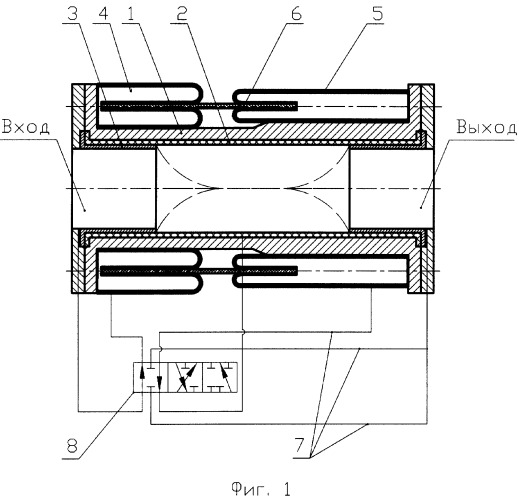 Шланговый клапан (патент 2309318)
