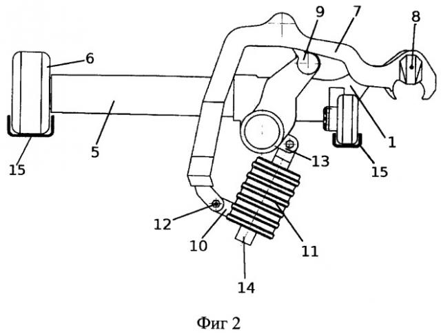Канатное зажимное устройство с электромагнитным приводом для отцепляемого подвижного состава подвесной канатной дороги (патент 2471663)