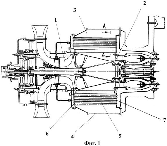 Газотурбинная энергетическая установка с рекуперацией тепла (патент 2452863)