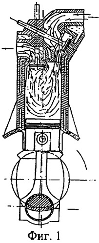 Двигатель внутреннего сгорания (двигатель баскакова) (патент 2295048)