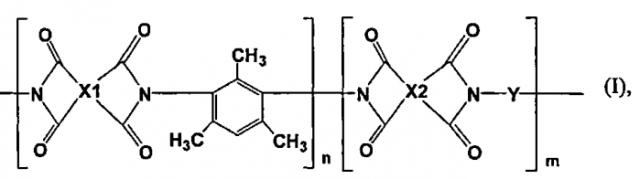 Полиимидные газоразделительные мембраны (патент 2556666)