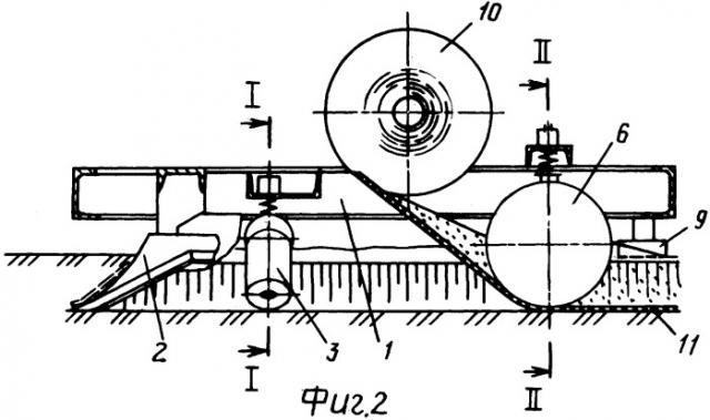 Способ и устройство для создания поливной борозды с пленочным перфорированным покрытием (патент 2303098)