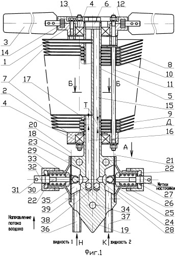 Распылитель, вращающийся мелкокапельный (патент 2380168)