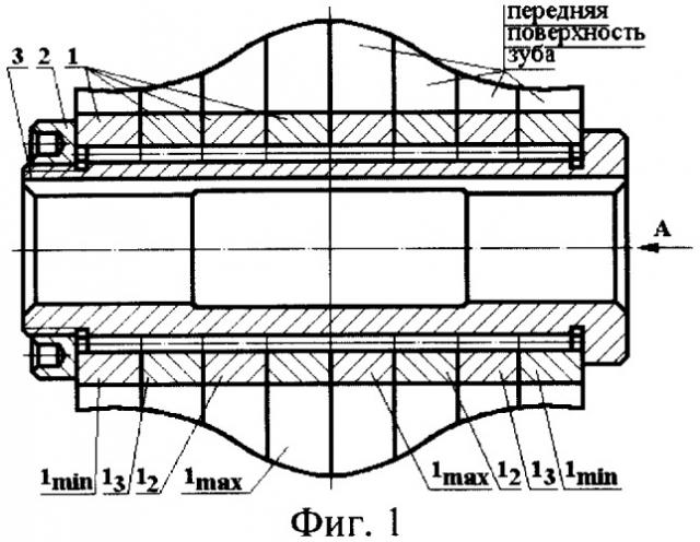 Фасонная фреза с последовательной схемой резания (патент 2317879)
