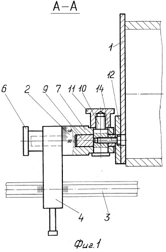 Устройство для выполнения косых резов на станке для резки проката (патент 2262421)