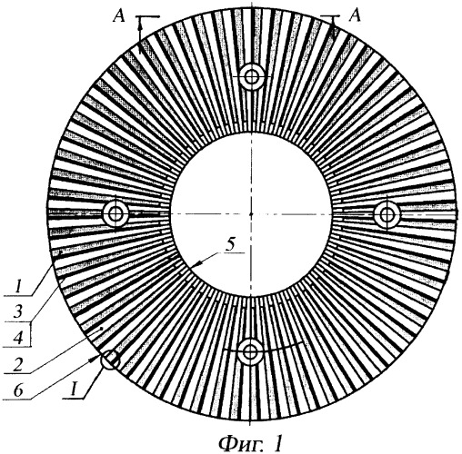 Размалывающая гарнитура для дисковой мельницы (патент 2409719)