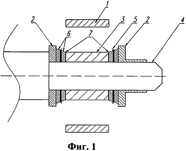 Магнетрон с запускающими автоэлектронными эмиттерами на концевых экранах катодных узлов (патент 2538780)