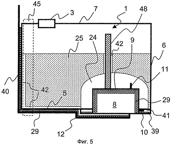Устройство с резервуаром и устройством подачи для восстановителя (патент 2542193)