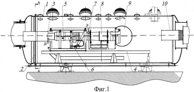 Стенд для высотных испытаний двухконтурных турбореактивных двигателей (патент 2426087)