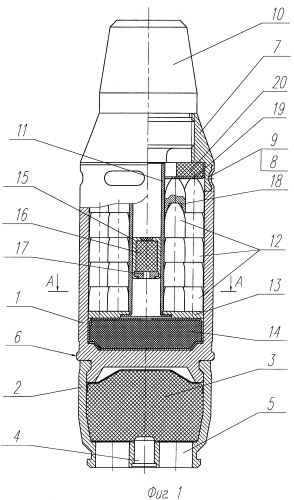 Осколочно-пучковый снаряд (патент 2365862)