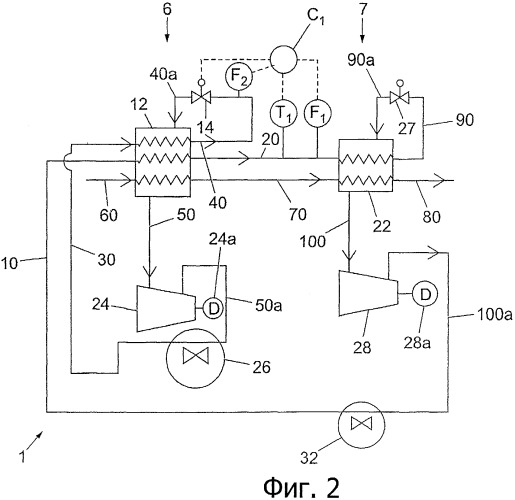 Способ и устройство для охлаждения потока углеводородов (патент 2469249)