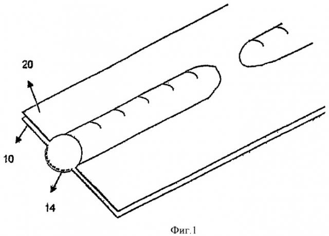 Способ непрерывного изготовления гибкой конструкции и гибкая конструкция (патент 2394682)