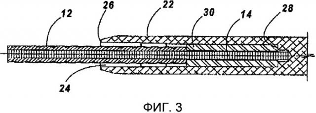 Выдерживающий полную нагрузку на растяжение обжатый соединитель для армированного кабеля (патент 2531370)