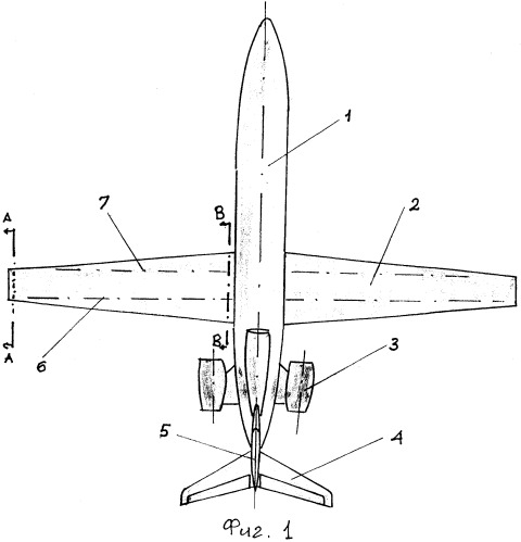 Региональный самолет (патент 2312792)