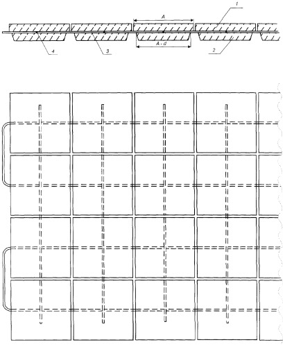 Универсальный гибкий защитный бетонный мат (патент 2325474)