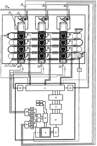 Способ автоматического управления процессом сушки листовых материалов в многозонной конвейерной сушилке (патент 2285215)
