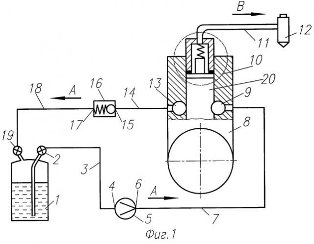 Топливная система дизеля для работы на диметиловом эфире (патент 2287077)