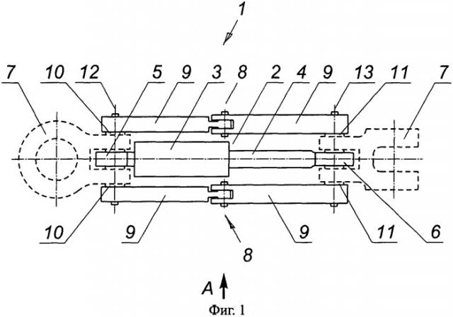 Модуль силового узла сцепного устройства и сцепное устройство с таким модулем (варианты) (патент 2506173)