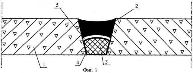 Деформационный шов сборной облицовки каналов (патент 2278921)
