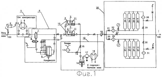 Универсальный способ разделения и сжижения газа (варианты) и устройство для его осуществления (патент 2272228)