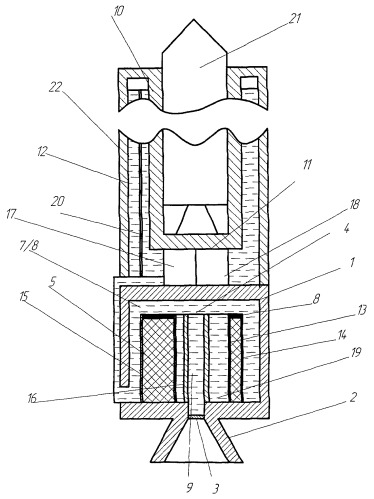 Стартовый ускоритель голодяева для ракет (патент 2425244)