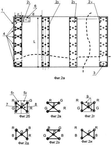 Способ формирования движущегося матричного изображения (патент 2281564)