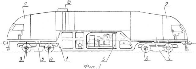 Путевое транспортное средство (патент 2405695)