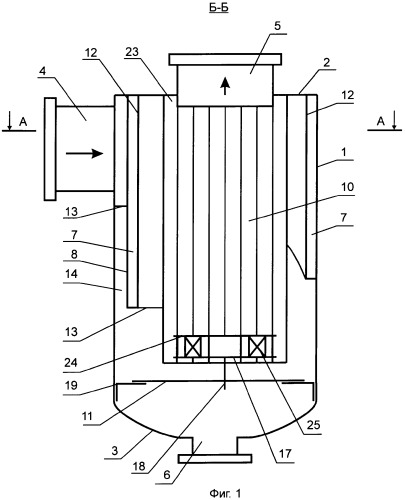 Сепаратор газовый вихревого типа (патент 2346727)