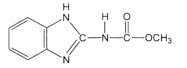 Антифунгальное средство на основе метилового эфира 2-бензимидазолилкарбаминовой кислоты или его производных (патент 2546041)