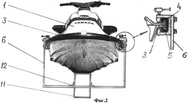 Гидроцикл на подводных крыльях (патент 2505451)